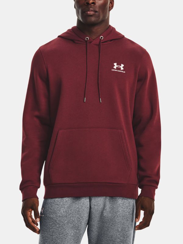 Under Armour Under Armour UA Essential Fleece Hoodie Pulover Rdeča