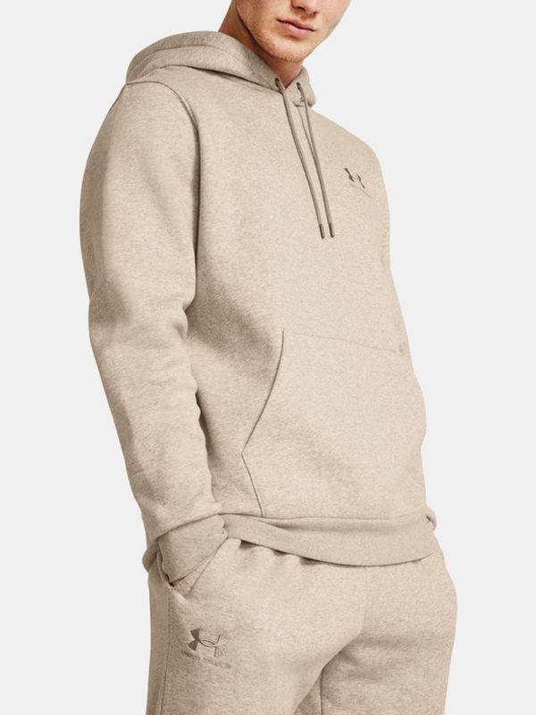 Under Armour Under Armour UA Essential Fleece Hoodie Pulover Rjava