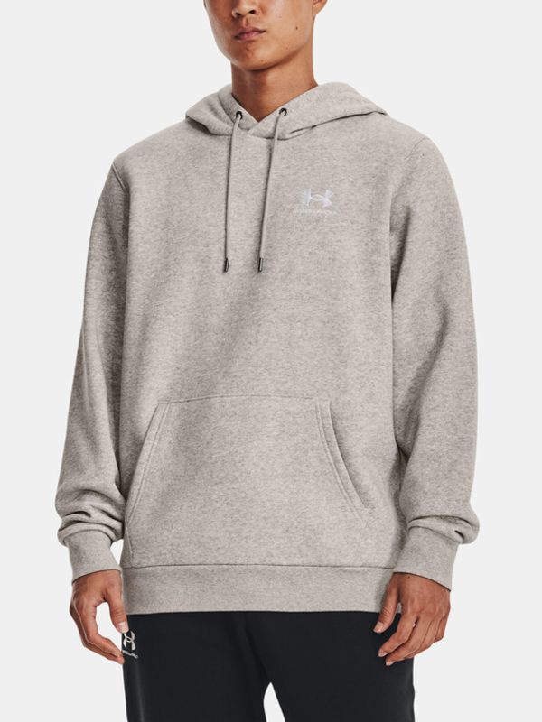 Under Armour Under Armour UA Essential Fleece Hoodie Pulover Siva