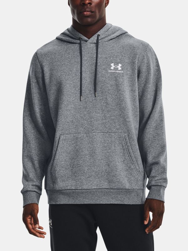 Under Armour Under Armour UA Essential Fleece Hoodie Pulover Siva