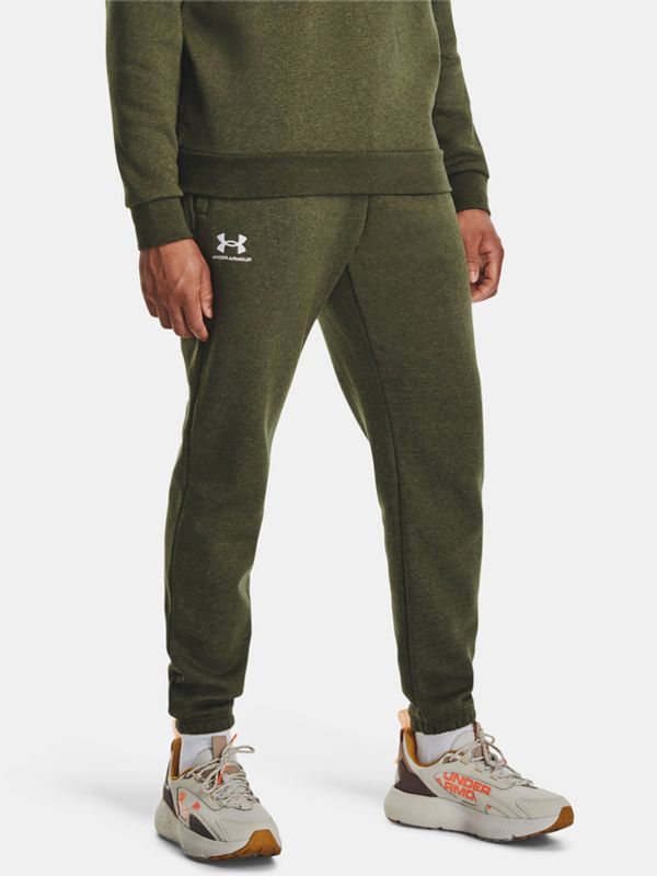 Under Armour Under Armour UA Essential Fleece Spodnji del trenirke Zelena