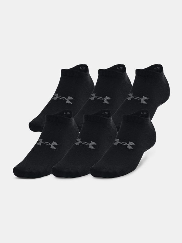 Under Armour Under Armour UA Essential No Show Nogavice 6 parov Črna