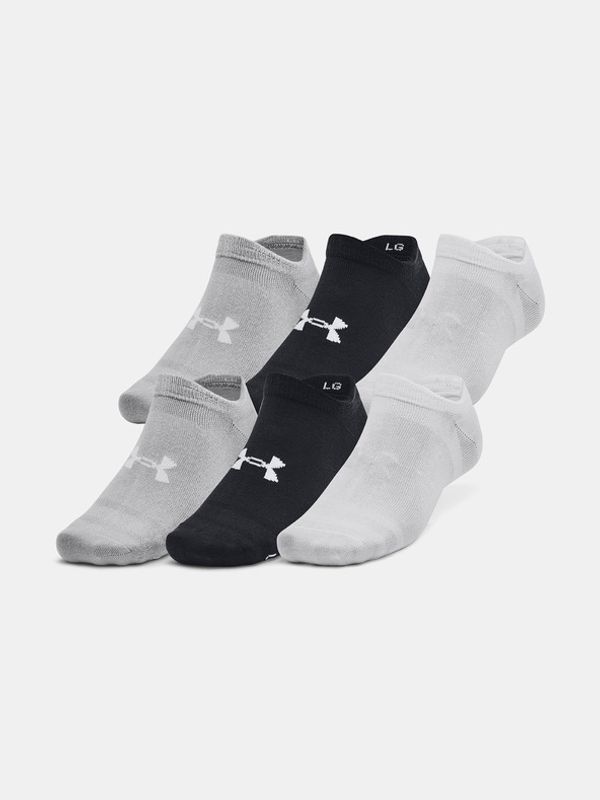 Under Armour Under Armour UA Essential No Show Nogavice 6 parov Črna