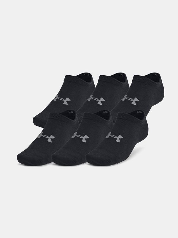 Under Armour Under Armour UA Essential No Show Nogavice 6 parov Črna