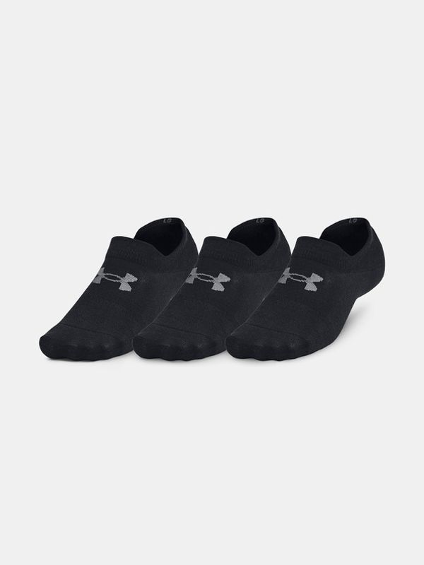 Under Armour Under Armour UA Essential UltraLowTab Nogavice 3 para Črna