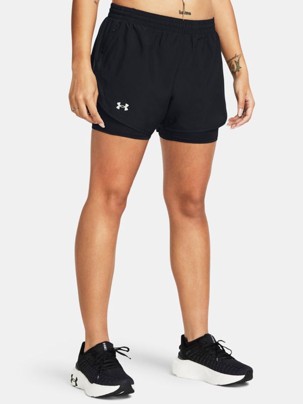 Under Armour Under Armour UA Fly By 2-in-1 Kratke hlače Črna