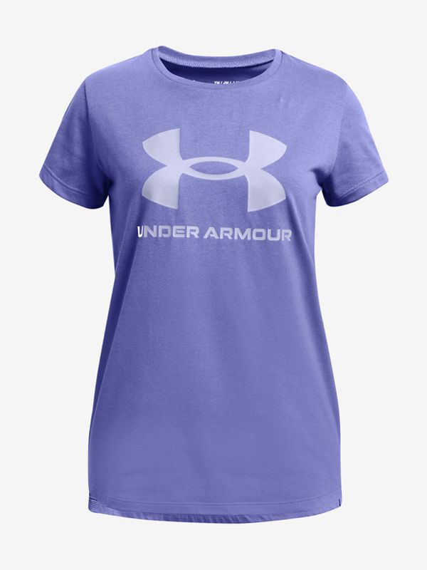 Under Armour Under Armour UA G Sportstyle Logo SS Majica otroška Vijolična