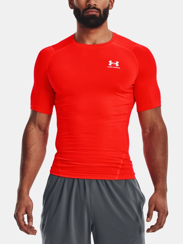 Under Armour Under Armour UA HG Armour Comp SS Majica Oranžna