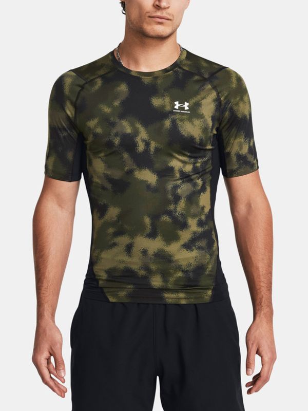 Under Armour Under Armour UA HG Armour Printed SS Majica Zelena