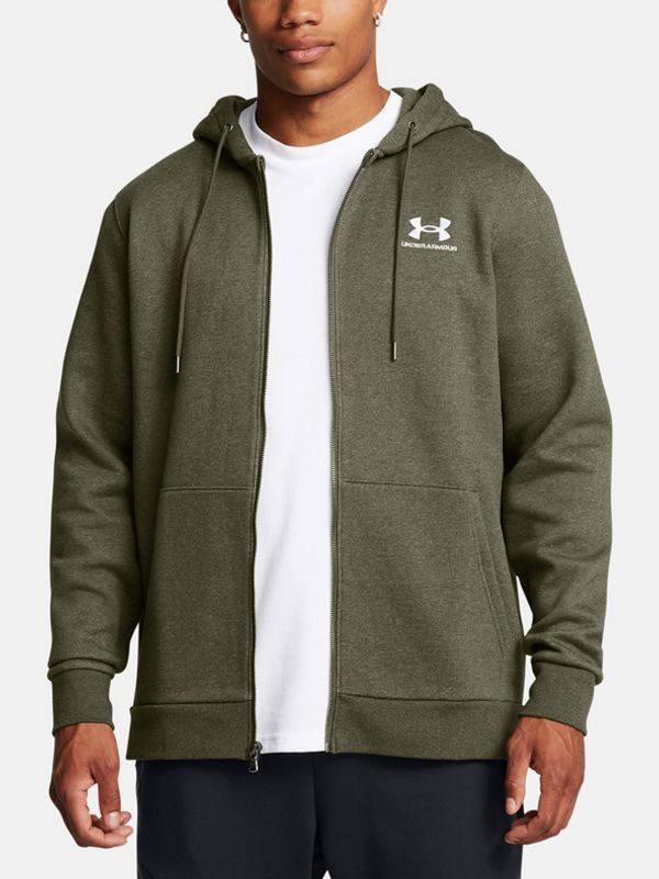 Under Armour Under Armour UA Icon Fleece FZ Hood Pulover Zelena