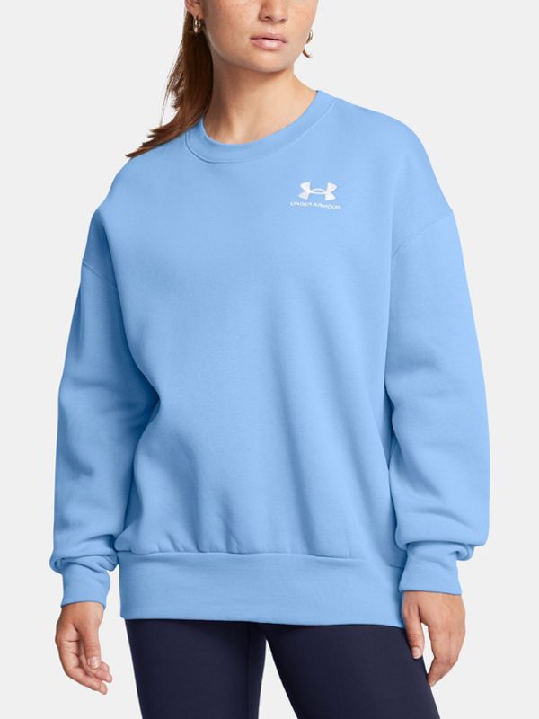 Under Armour Under Armour UA Icon Fleece OS Crew Pulover Modra