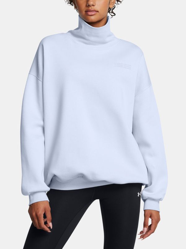 Under Armour Under Armour UA Icon Fleece OS Mock Crew Pulover Modra