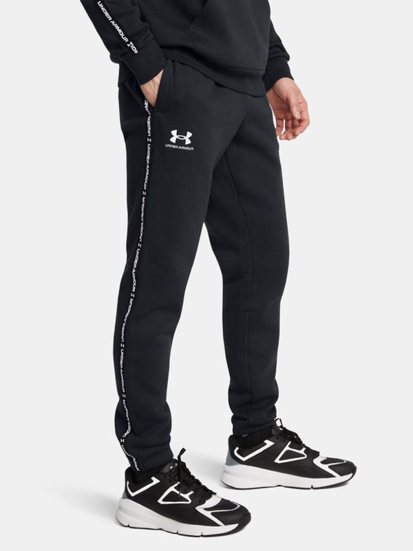 Under Armour Under Armour UA Icon Fleece Taping Spodnji del trenirke Črna