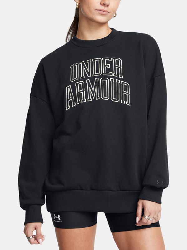 Under Armour Under Armour UA Icon HWT Terry OS Crew Pulover Črna