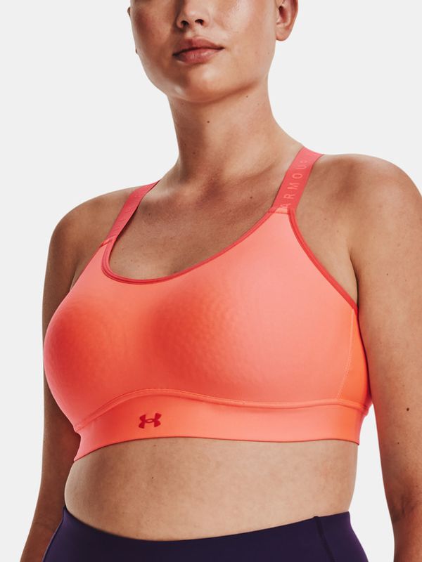 Under Armour Under Armour UA Infinity Mid Covered Športni Modrček Oranžna