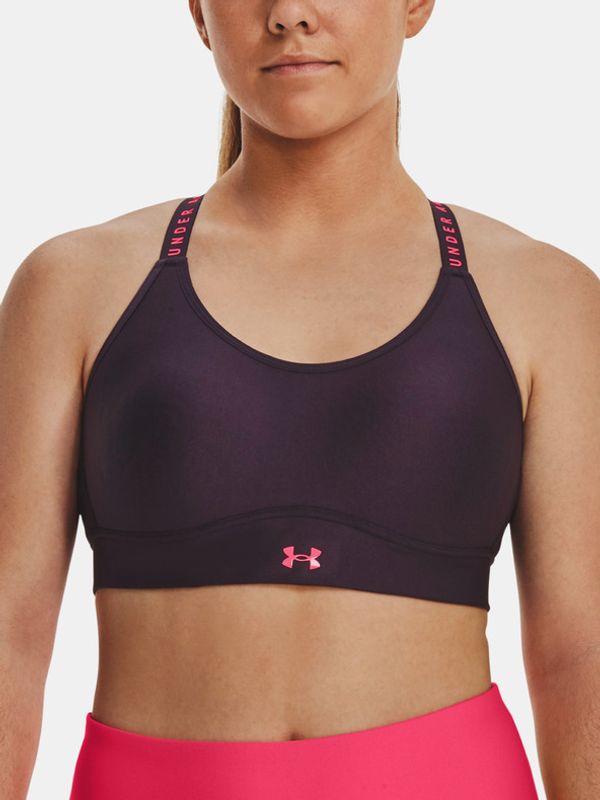 Under Armour Under Armour UA Infinity Mid Covered Športni Modrček Vijolična