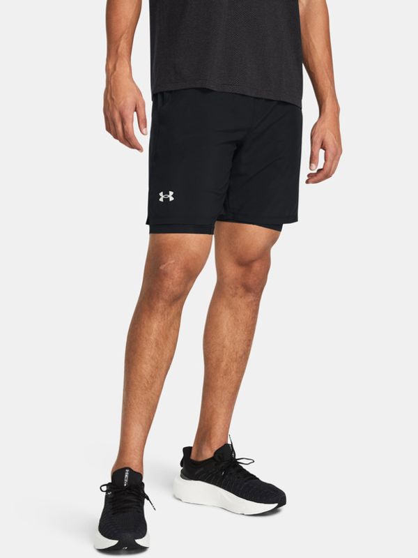 Under Armour Under Armour UA Launch 7'' 2-In-1 Kratke hlače Črna