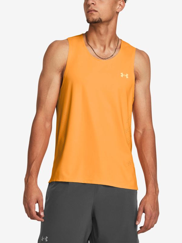 Under Armour Under Armour UA Launch Elite Singlet Majica brez rokavov Oranžna