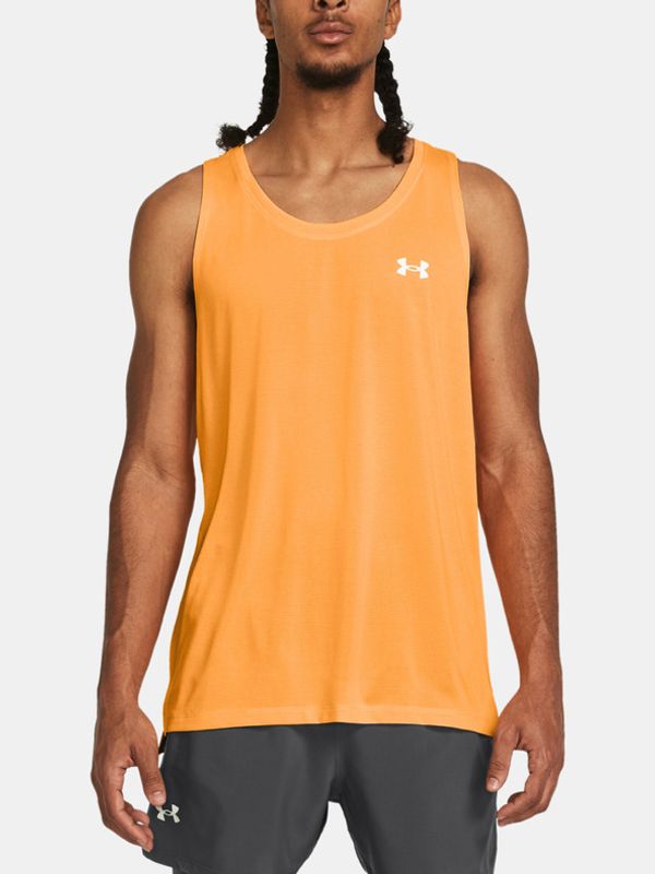 Under Armour Under Armour UA Launch Singlet Majica brez rokavov Oranžna