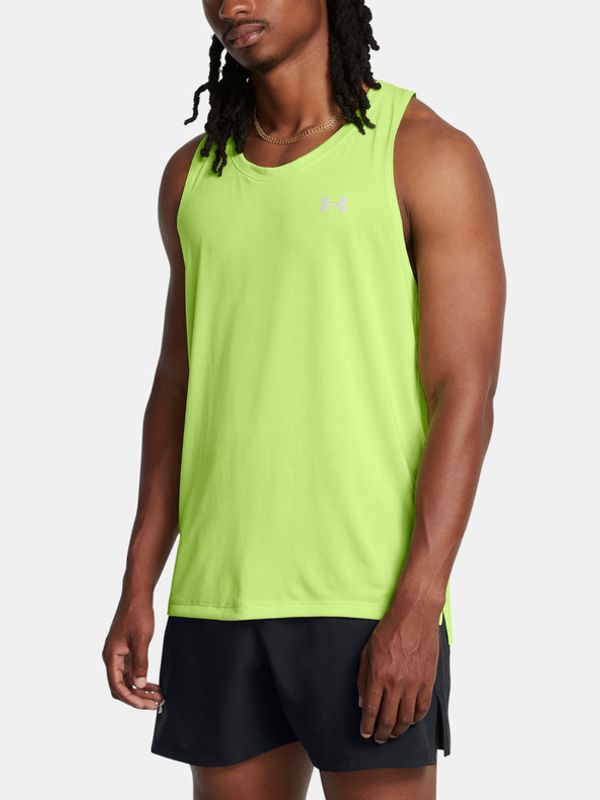 Under Armour Under Armour UA Launch Singlet Majica brez rokavov Zelena