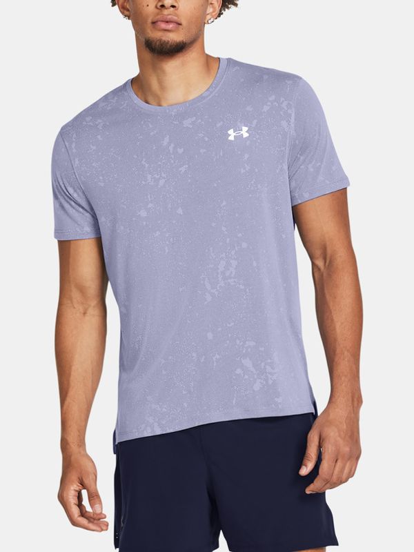 Under Armour Under Armour UA Launch Splatter SS Majica Vijolična