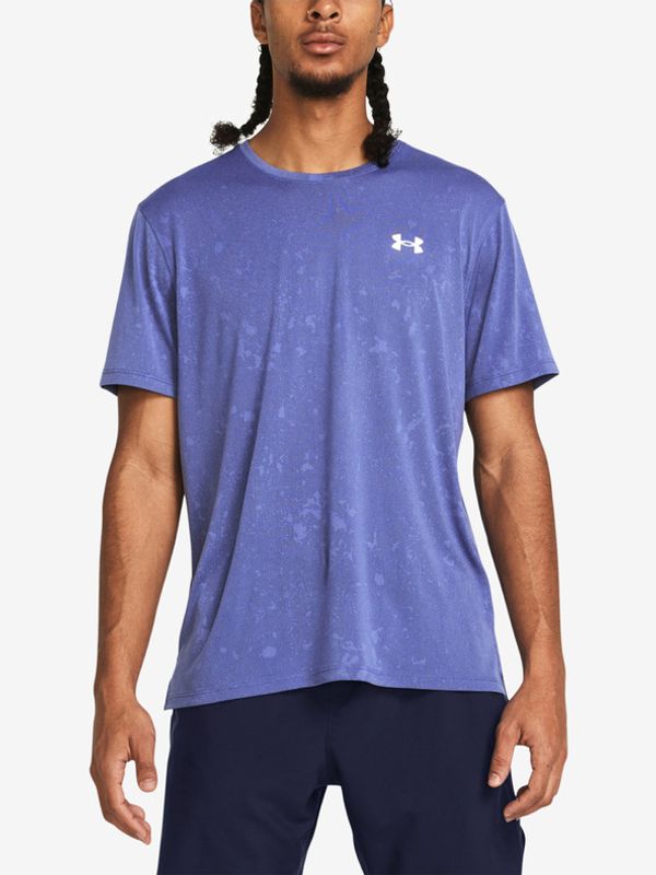 Under Armour Under Armour UA Launch Splatter SS Majica Vijolična