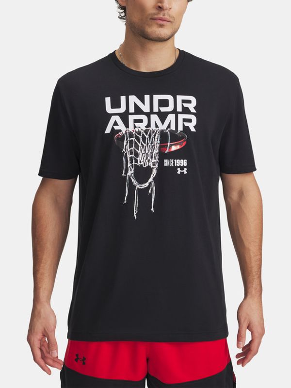 Under Armour Under Armour UA M 60/40s Hoops Net SS Majica Črna
