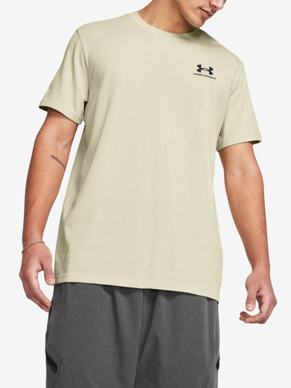 Under Armour Under Armour UA M Logo EMB Heavyweight SS Majica Rjava