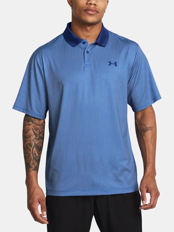 Under Armour Under Armour UA Matchplay Printed Polo Majica Modra