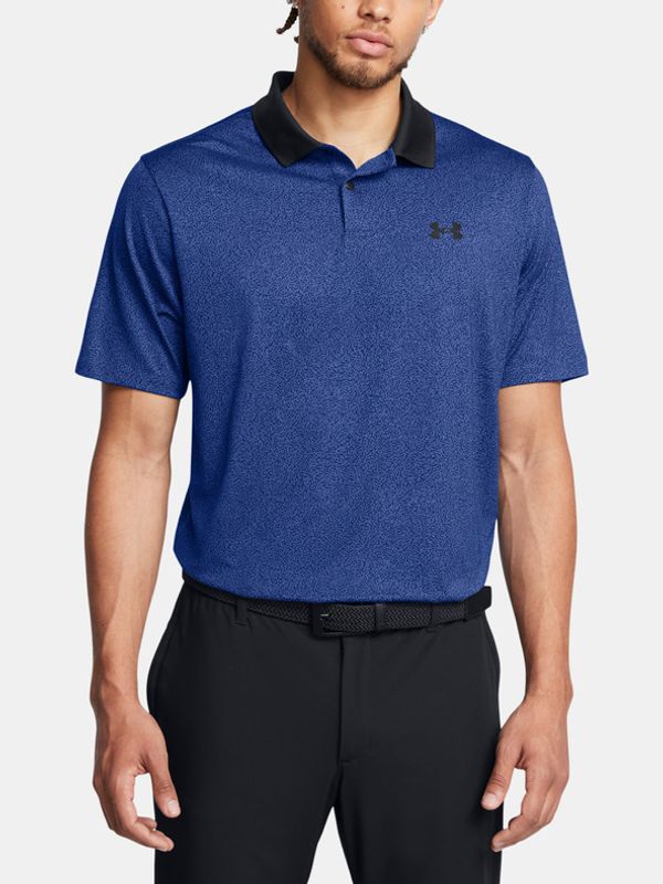 Under Armour Under Armour UA Matchplay Printed Polo majica Modra