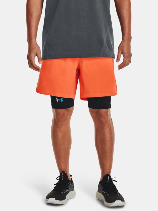 Under Armour Under Armour UA Peak Woven Kratke hlače Oranžna