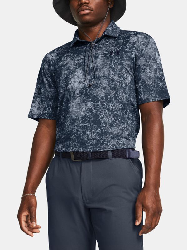 Under Armour Under Armour UA Perf 3.0 Printed Polo majica Siva