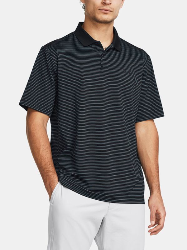 Under Armour Under Armour UA Perf 3.0 Stripe Polo majica Črna