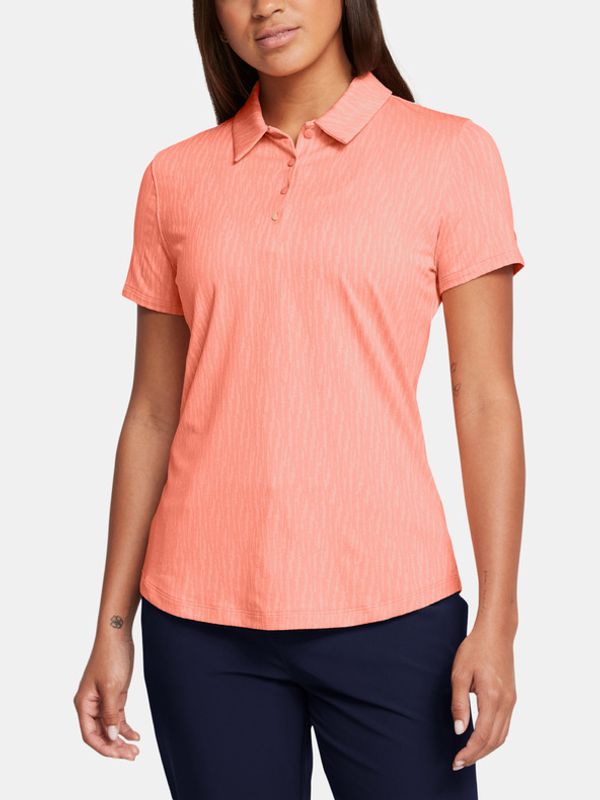 Under Armour Under Armour UA Playff 3.0 Digi Jaq Polo Majica Oranžna