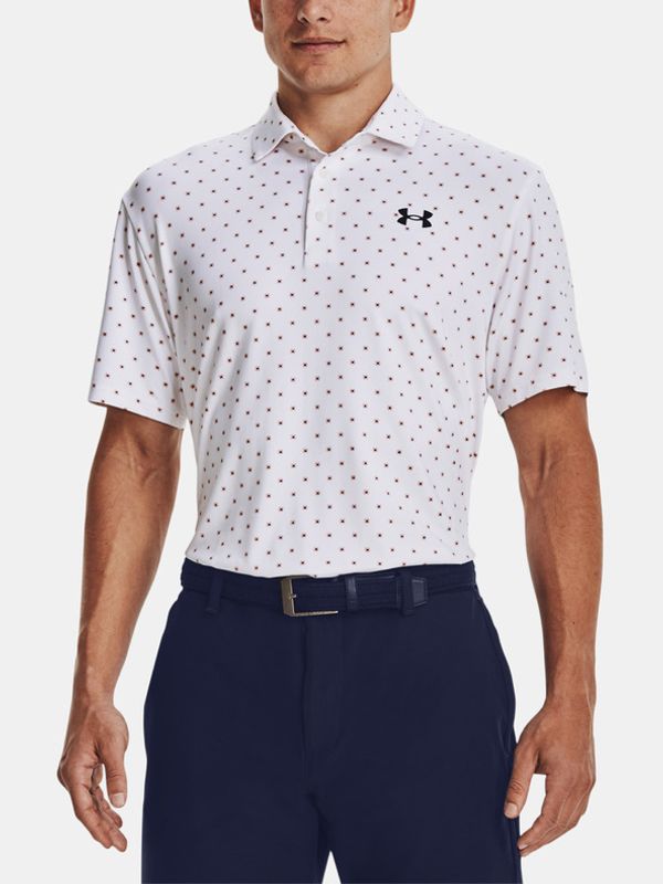 Under Armour Under Armour UA Playoff 3.0 Printed Polo majica Bela