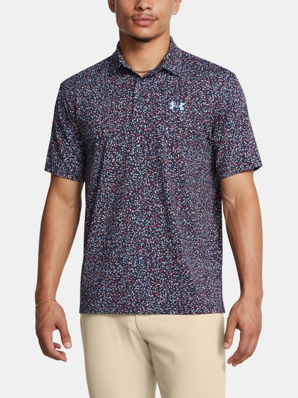 Under Armour Under Armour UA Playoff 3.0 Printed Polo Majica Modra