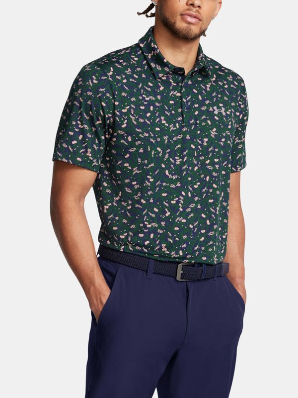 Under Armour Under Armour UA Playoff 3.0 Printed Polo Majica Modra