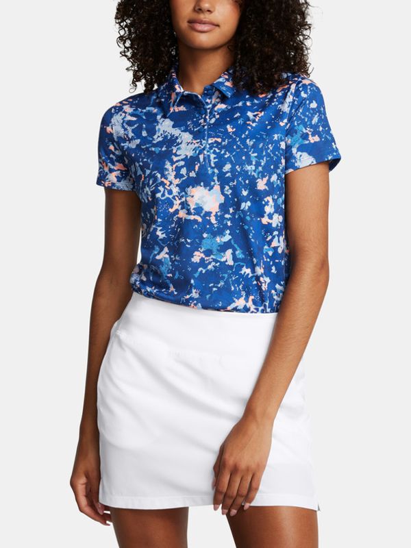 Under Armour Under Armour UA Playoff 3.0 Printed Polo Majica Modra