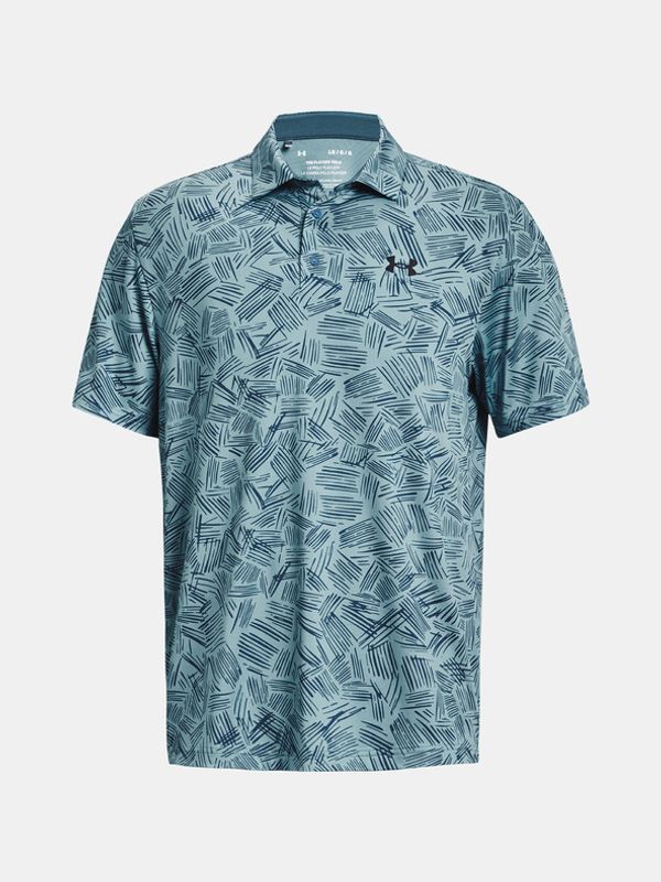 Under Armour Under Armour UA Playoff 3.0 Printed Polo majica Modra