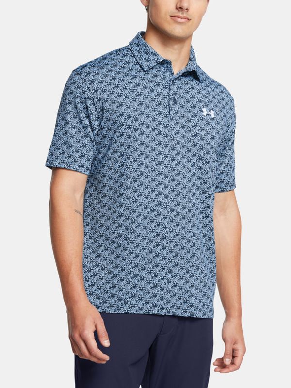 Under Armour Under Armour UA Playoff 3.0 Printed Polo Majica Modra