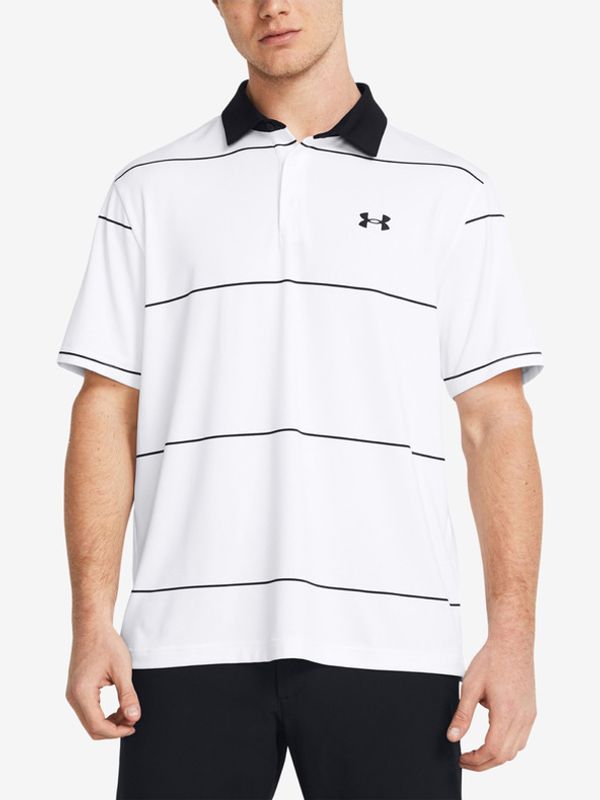 Under Armour Under Armour UA Playoff 3.0 Stripe Polo majica Bela