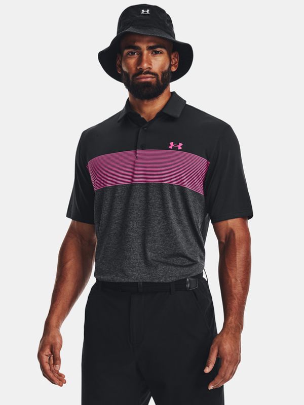 Under Armour Under Armour UA Playoff 3.0 Stripe Polo majica Črna