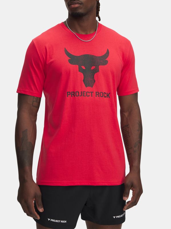 Under Armour Under Armour UA Project Rock Brahma Bull SS Majica Rdeča