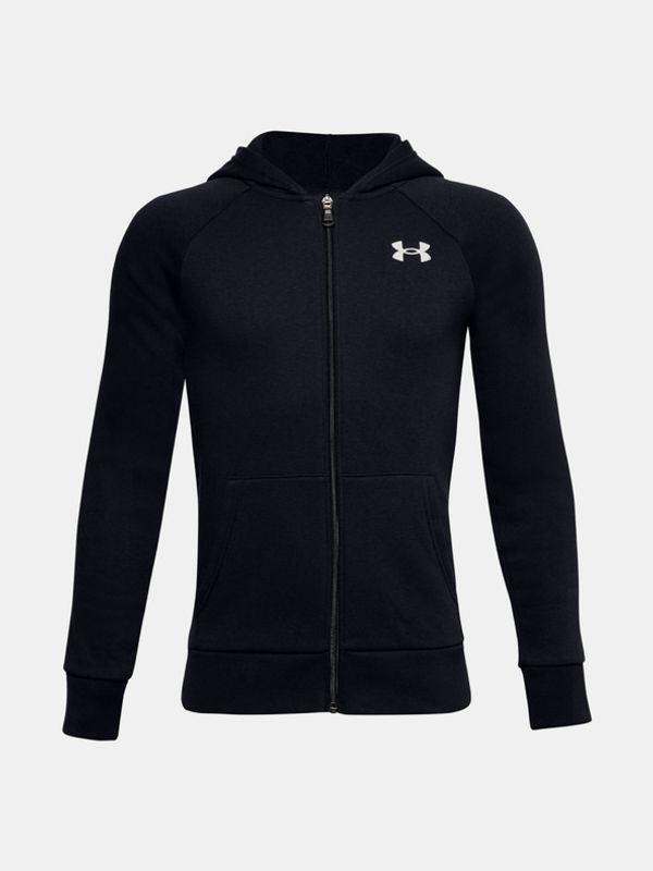 Under Armour Under Armour UA Rival Cotton FZ Hoodie Pulover otroška Črna