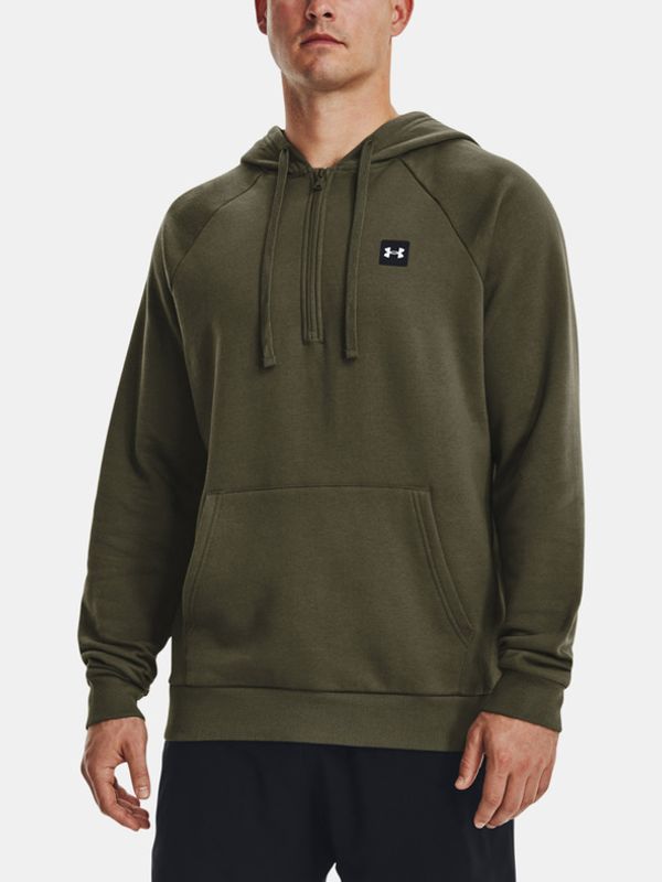 Under Armour Under Armour UA Rival Fleece 1/2 Zip HD Pulover Zelena