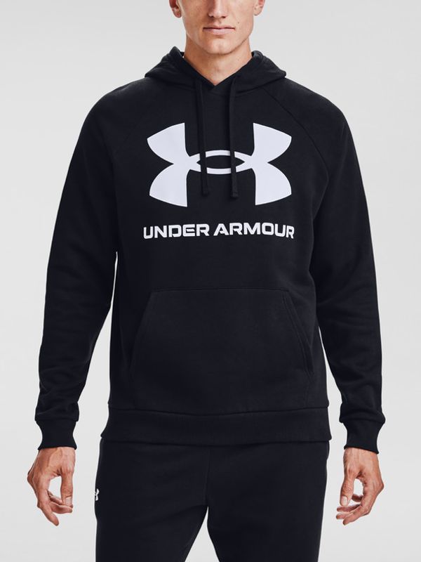 Under Armour Under Armour UA Rival Fleece Big Logo HD Pulover Črna