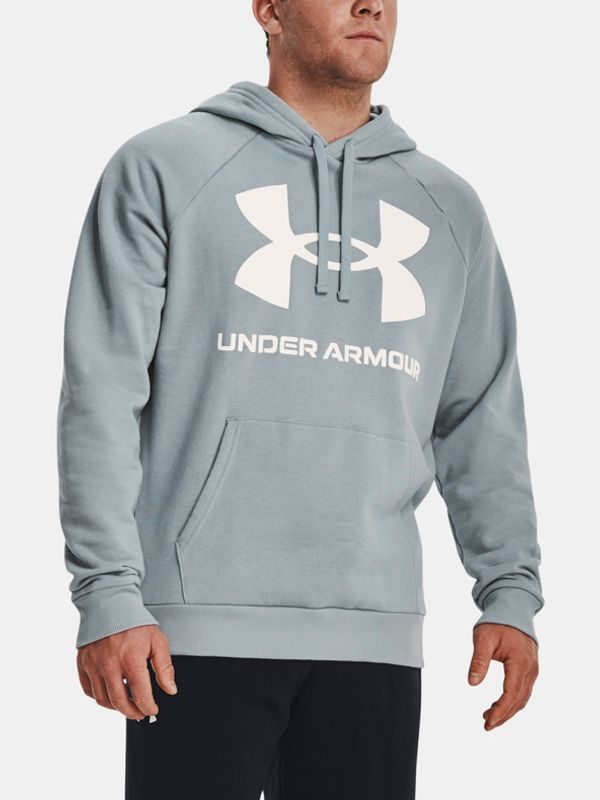 Under Armour Under Armour UA Rival Fleece Big Logo HD Pulover Modra