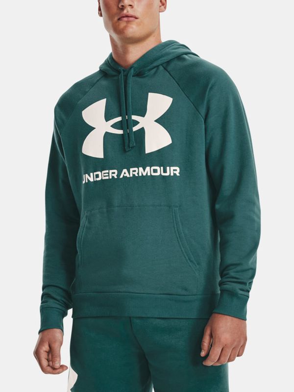 Under Armour Under Armour UA Rival Fleece Big Logo HD Pulover Modra