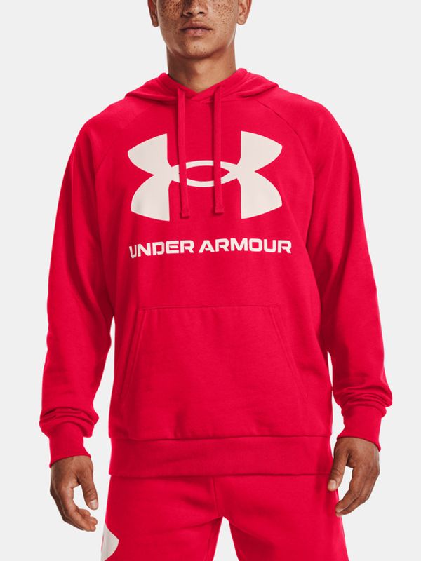 Under Armour Under Armour UA Rival Fleece Big Logo HD Pulover Rdeča