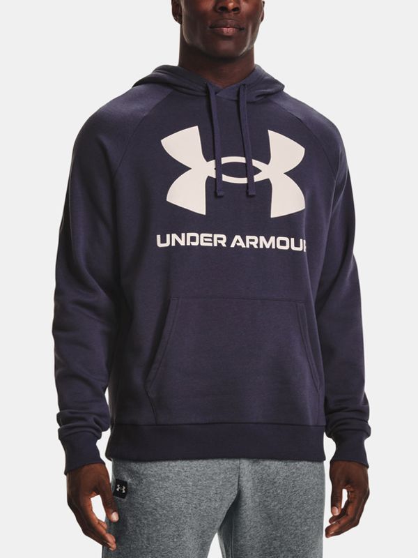 Under Armour Under Armour UA Rival Fleece Big Logo HD Pulover Siva